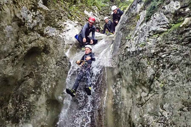 Canyoning in Slovenia