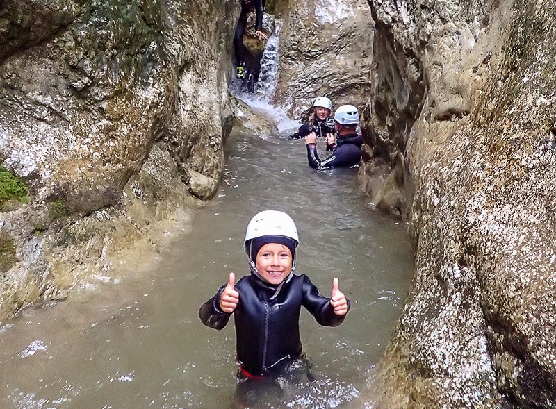 Canyoning in Slovenia